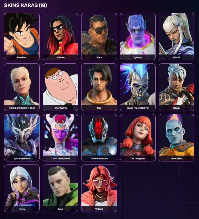 Fortnite Conta com 95 Skins, 167 Picaretas, 120 Danças +.... — imagem 6