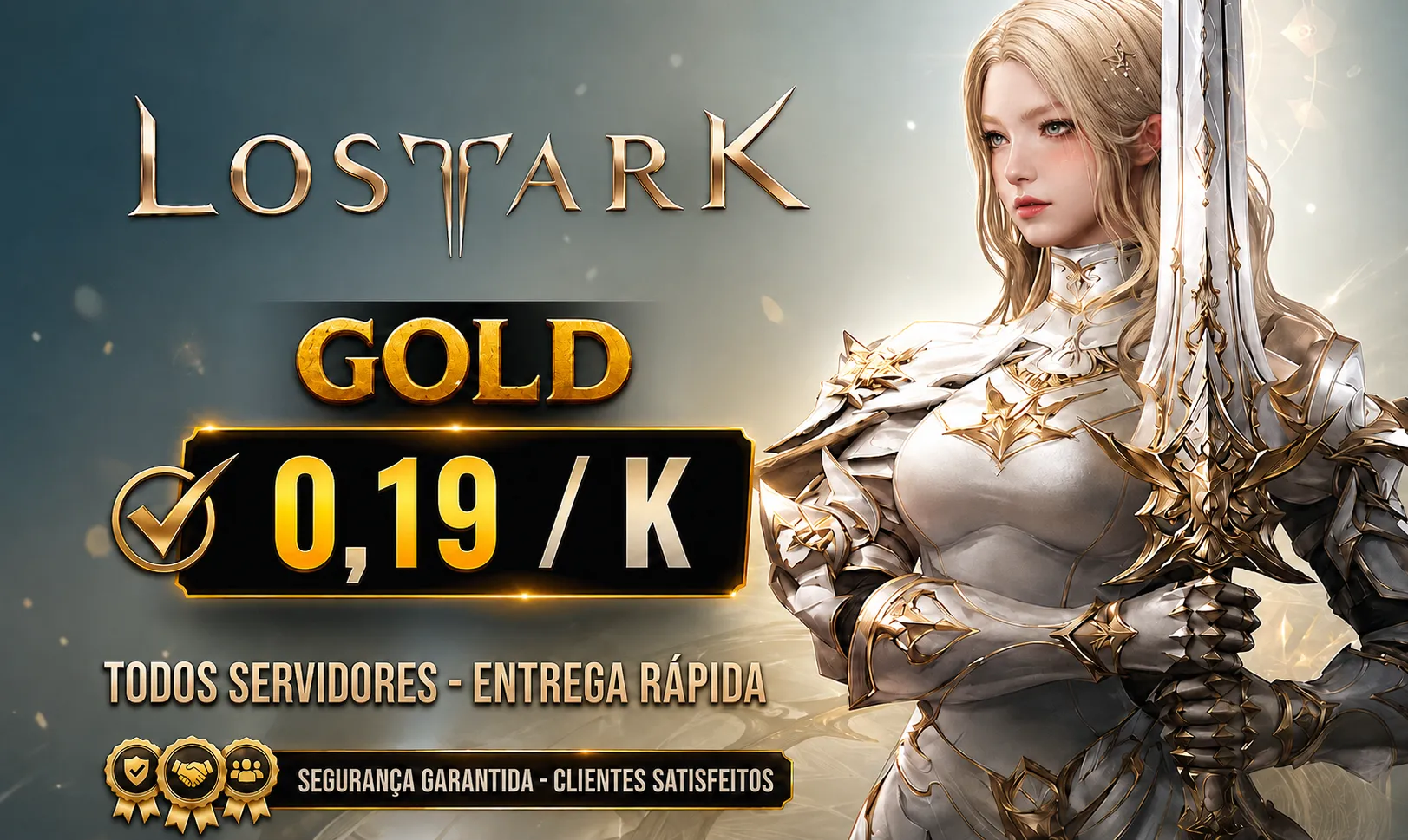 GOLD LOST ARK CUBRO TAXA DE ENTREGA — imagem 2