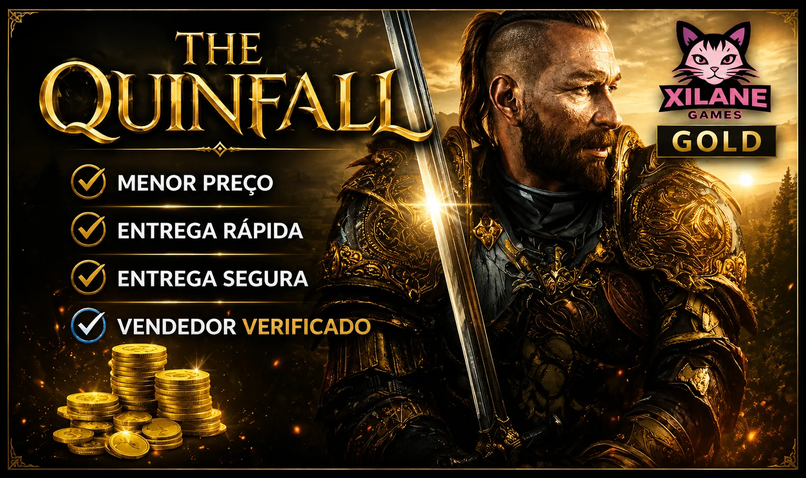 THE QUINFALL - GOLD - DESCONTO EM QUANTIDADES — imagem 1