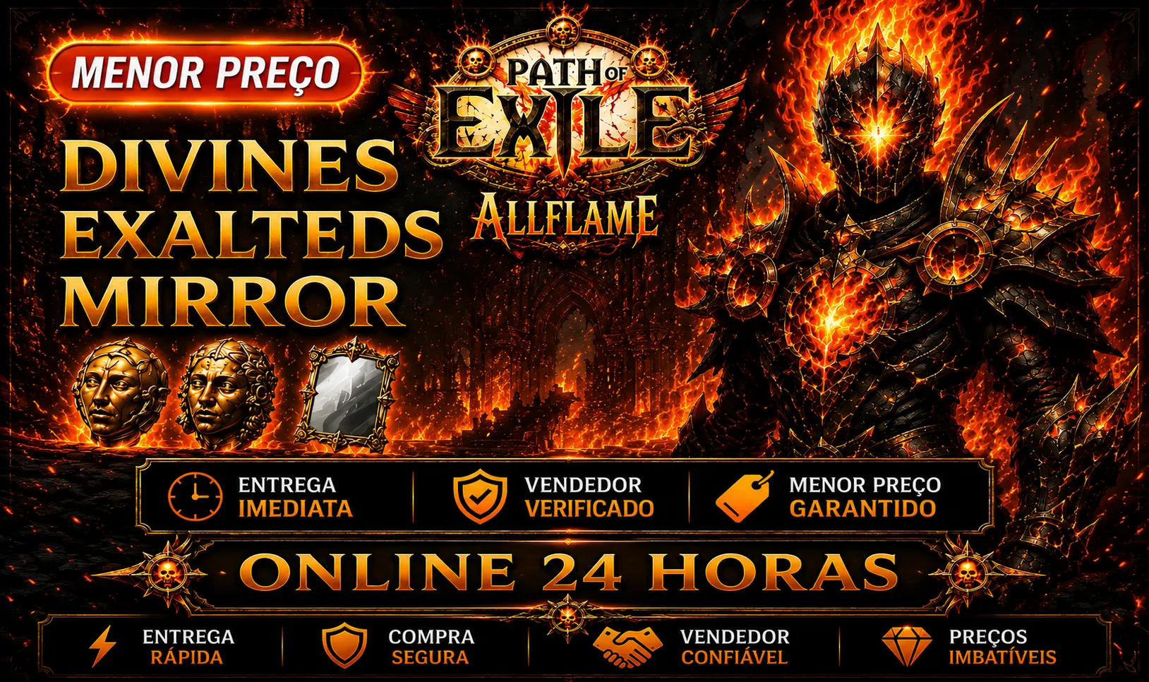 Path of Exile - Divine Orb - Allflame — imagem 1
