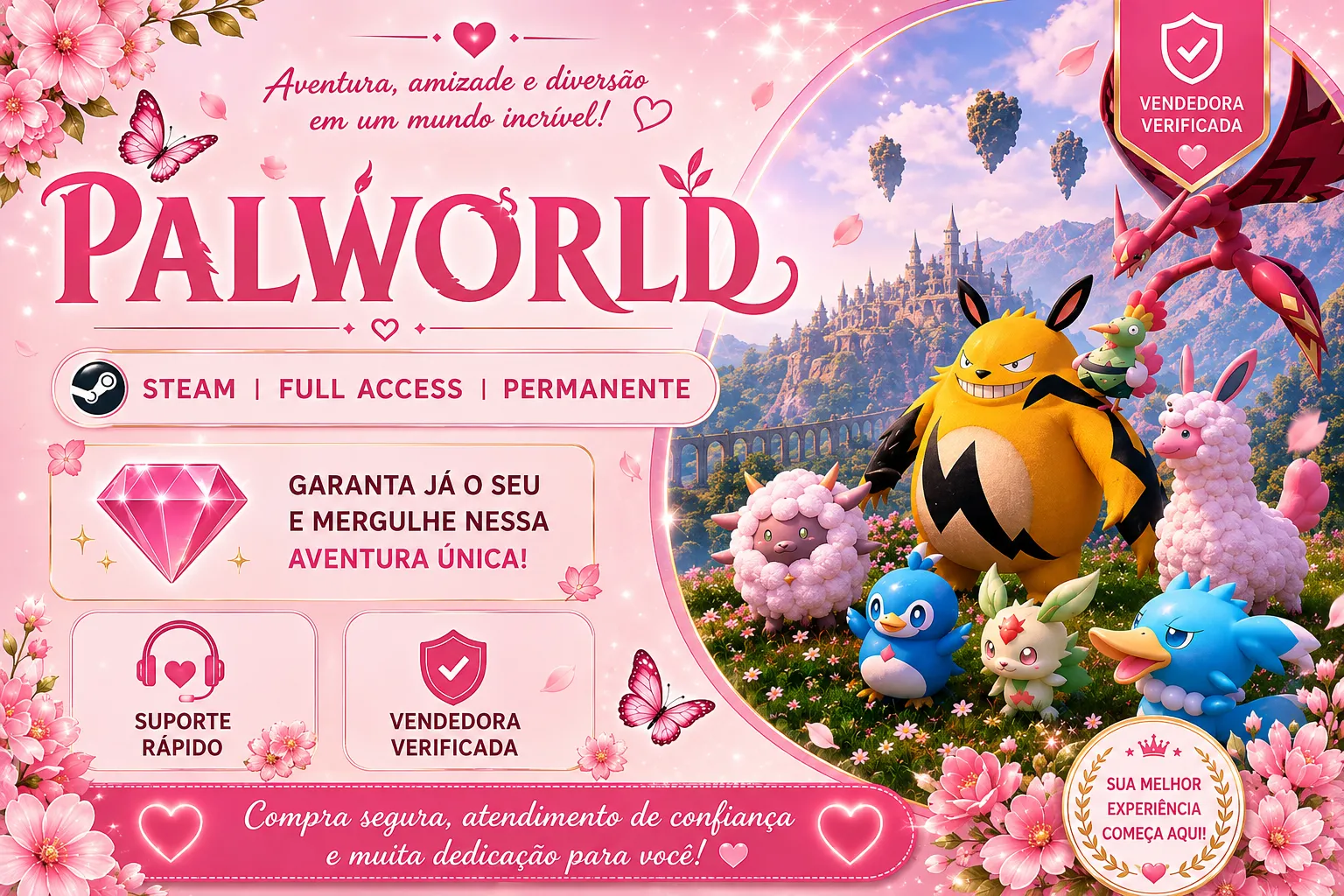  Steam Palworld Conta Full Access — imagem 1