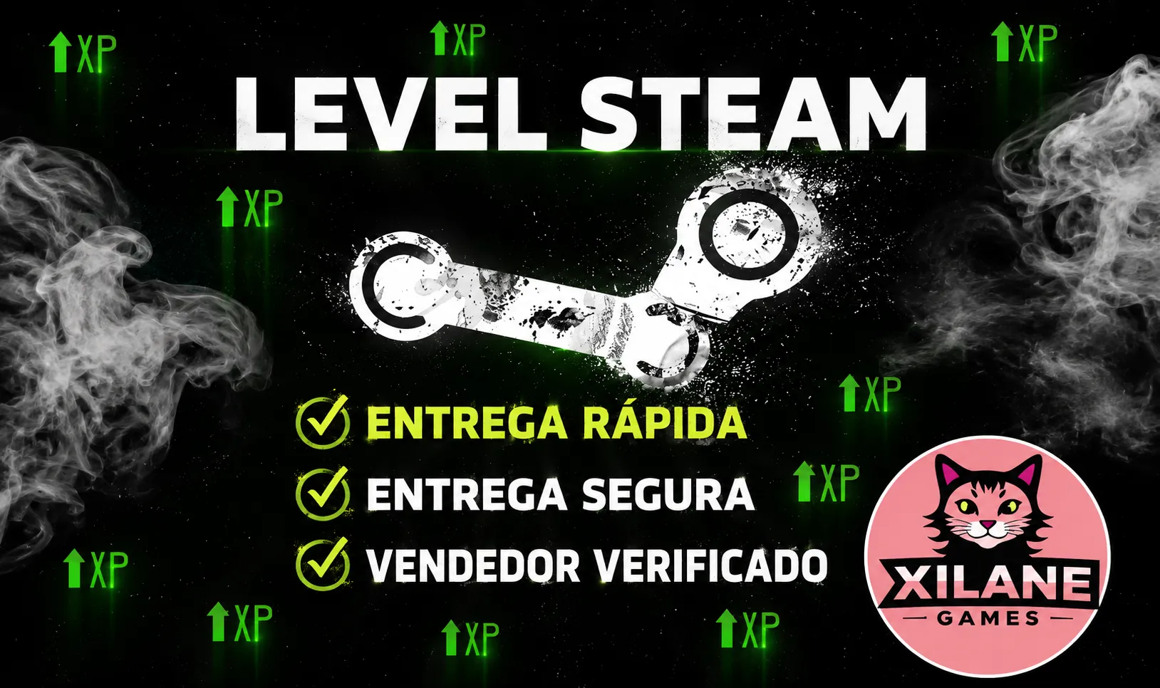 Up de Nivel Steam Seguro Sem Login — imagem 1
