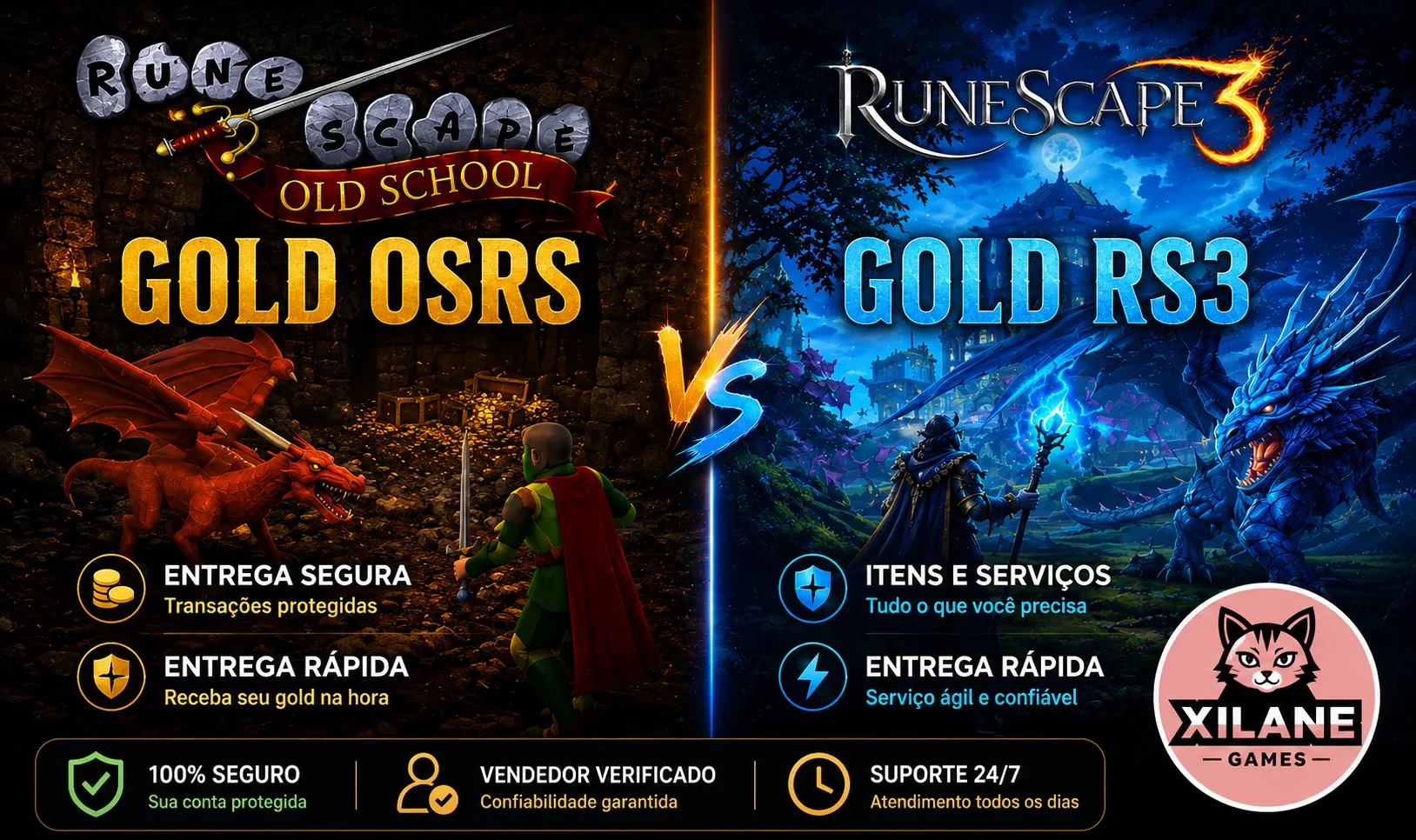 GOLD Runescape 3 e Old School ONLINE — imagem 1