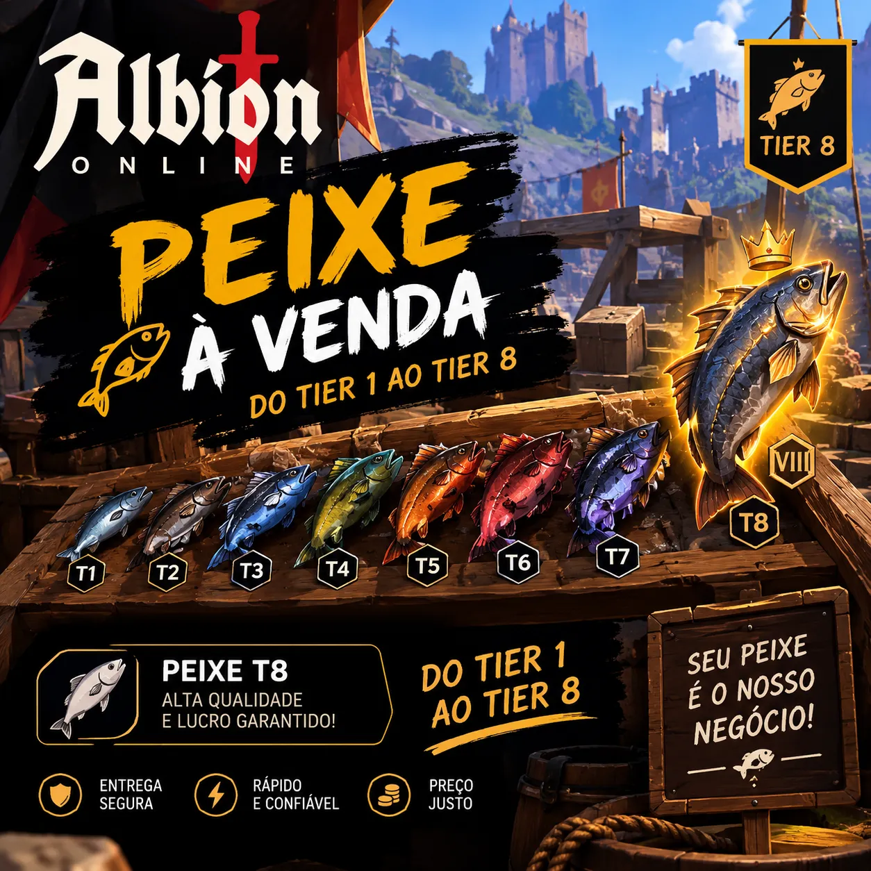 Vendo peixe de qualquer tier — imagem 1