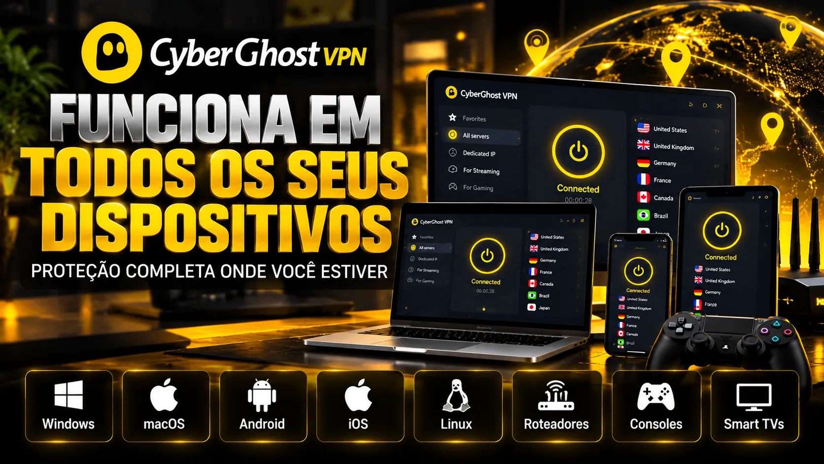 VPN CYBERGHOST PREMIUM 12 MESES | ENTREGA AUTOMÁTICA — imagem 4
