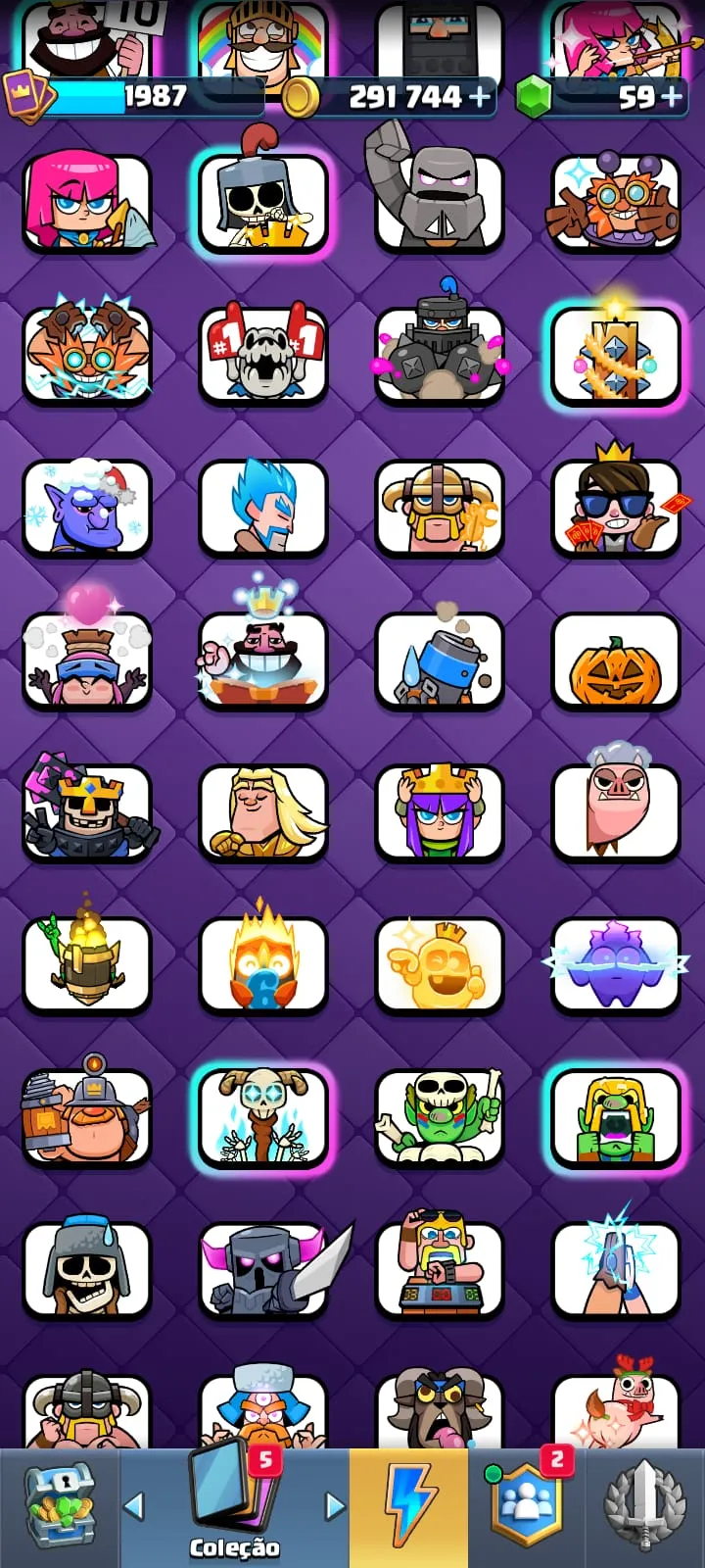 CONTA  CLASH ROYALE  DE 8 ANOS  DE JOGO — imagem 14