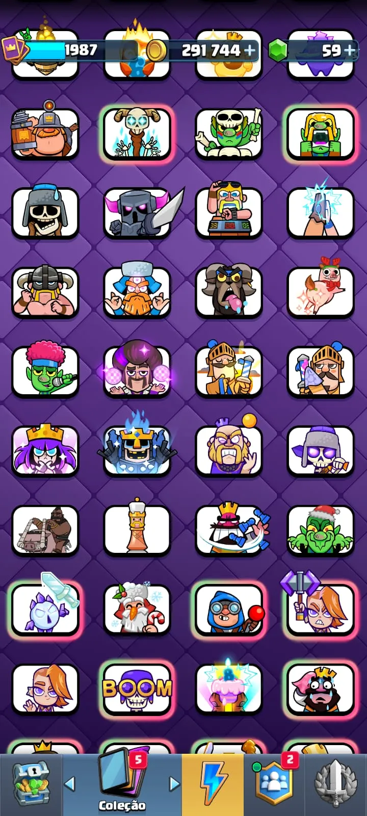 CONTA  CLASH ROYALE  DE 8 ANOS  DE JOGO — imagem 13