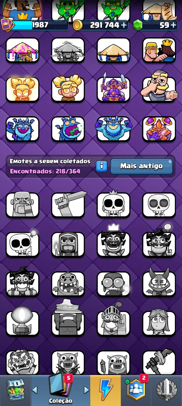 CONTA  CLASH ROYALE  DE 8 ANOS  DE JOGO — imagem 10