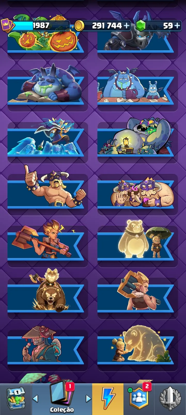 CONTA  CLASH ROYALE  DE 8 ANOS  DE JOGO — imagem 6