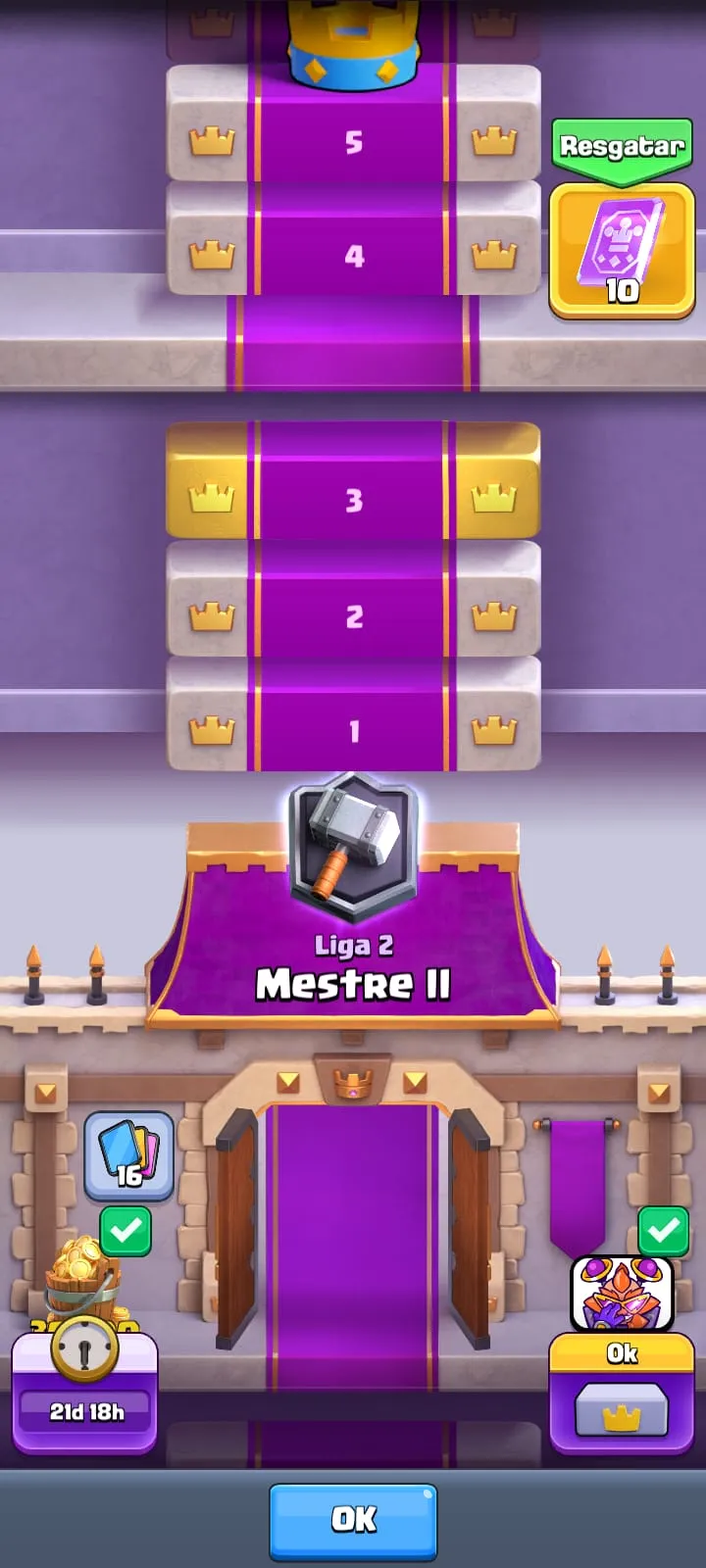 CONTA  CLASH ROYALE  DE 8 ANOS  DE JOGO — imagem 3