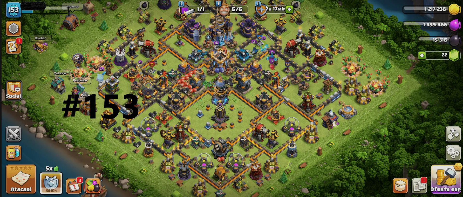 PROMOÇÃO - CONTAS CV 17 e 18 CLASH OF CLANS — imagem 5
