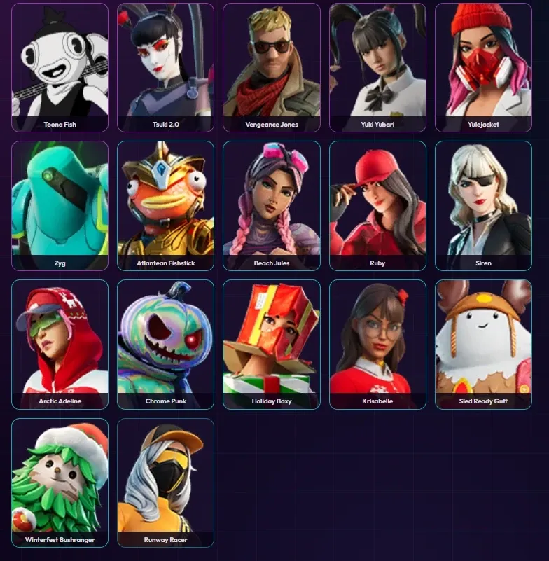 Fortnite Conta com 95 Skins, 167 Picaretas, 120 Danças +.... — imagem 2