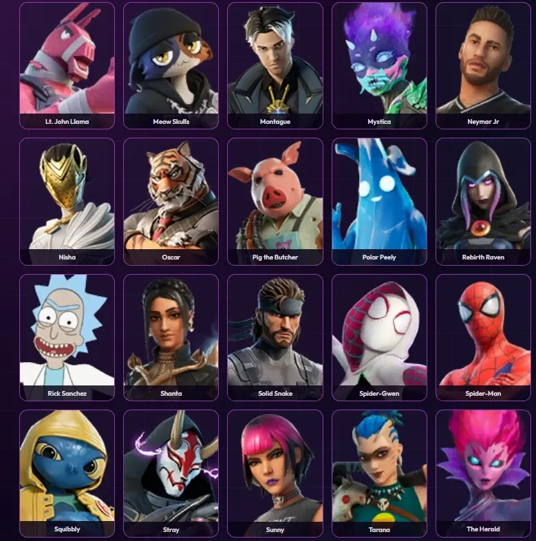 Fortnite Conta com 95 Skins, 167 Picaretas, 120 Danças +.... — imagem 3