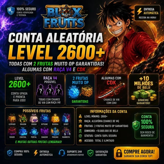 CONTAS BLOX FRUITS 