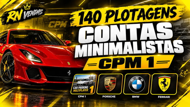 CONTA 140 CARROS MINIMALISTAS 