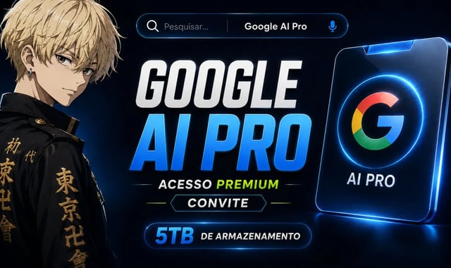 Google AI Pro | 5 TB | 1000 Créditos Flow | Convite