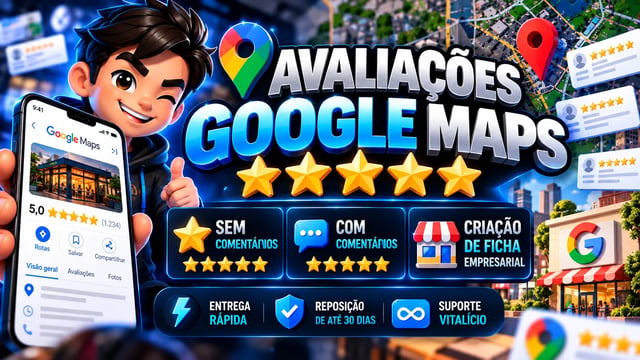 ⭐ GOOGLE MAPS | AVALIAÇÕES + CRIAÇÃO DE PERFIL EMPRESARIAL ⭐