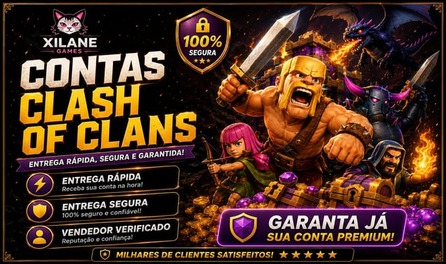 PROMOÇÃO - CONTAS CV 17 e 18 CLASH OF CLANS