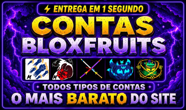 CONTAS BLOX FRUITS - ENTREGA RAPIDA E SEGURA