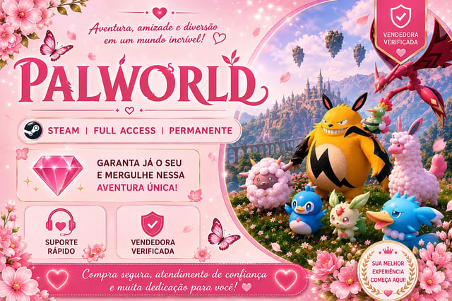 Steam Palworld Conta Full Access