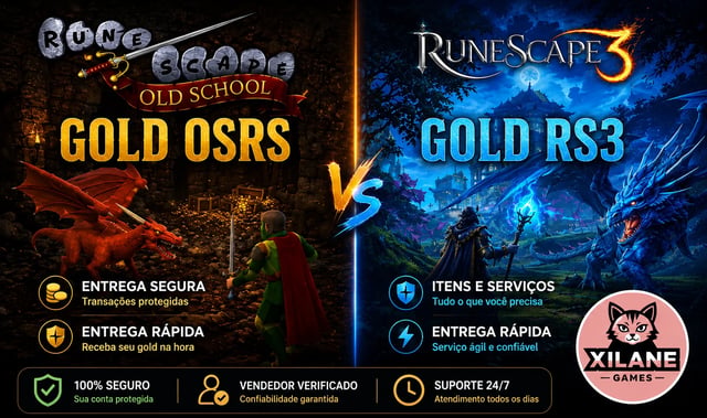 GOLD Runescape 3 e Old School ONLINE