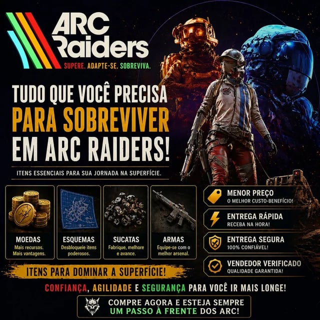 ARC Raiders - Itens - Moedas - Esquemas e Armas