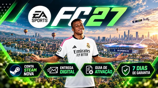 EA SPORTS FC 27 e 26 ONLINE | CONTA STEAM PC | MENOR PREÇO