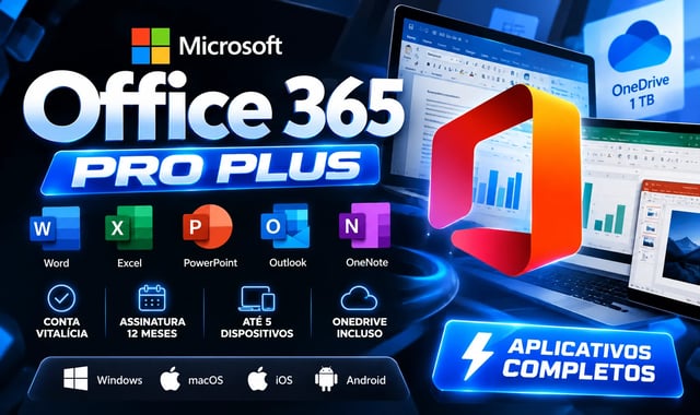 OFFICE 365 PRO PLUS | 12 MESES | MICROSOFT 365 