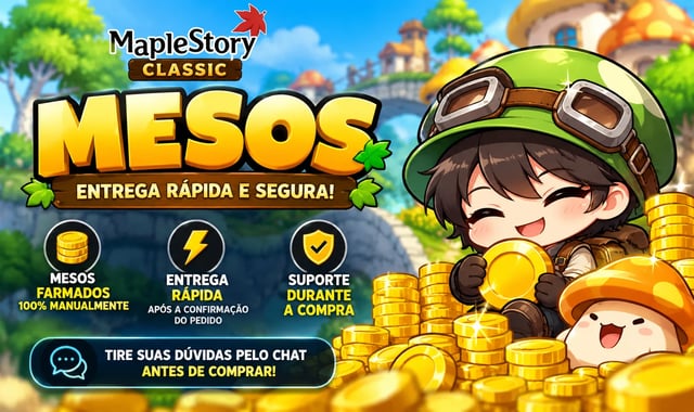 MELHOR PREÇO - MESOS E ITENS MAPLESTORY CLASSIC