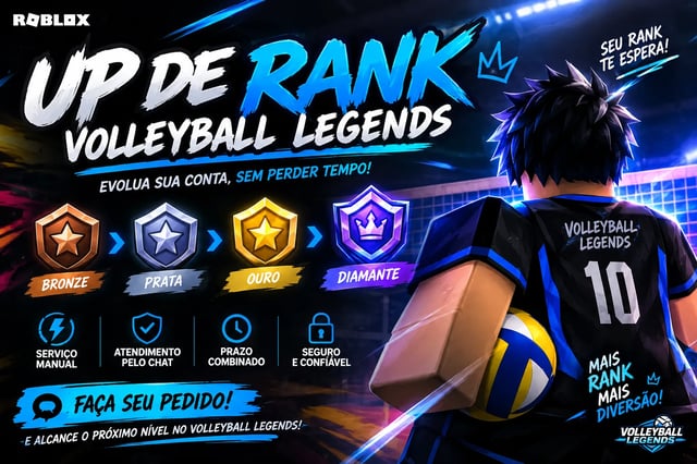 🏐 UP DE RANK — VOLLEYBALL LEGENDS (ROBLOX)