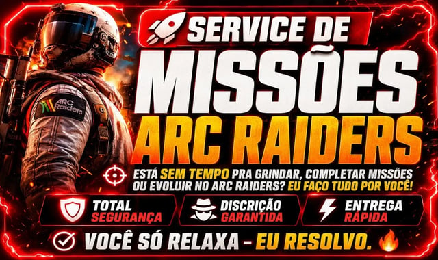 Service - Arc Raiders! Eu Faço Todas Suas Missões!
