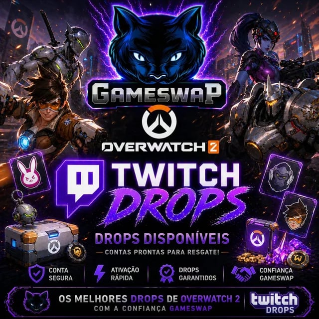 OVERWATCH 2 - TWITCH DROPS - entrega rapida