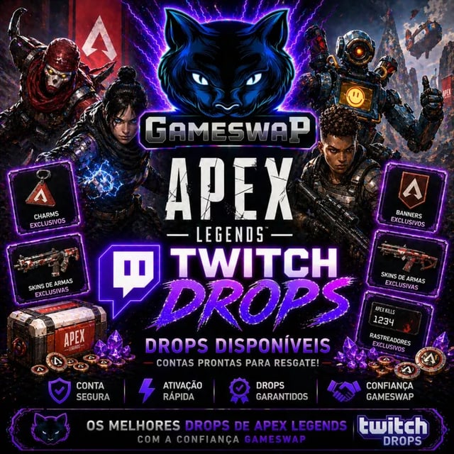 APEX LEGENDS TWITCH DROPS  - ITENS-SKINS 
