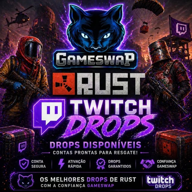RUST TWITCH DROPS-45-46-47-48 - Cobrimos ofertas