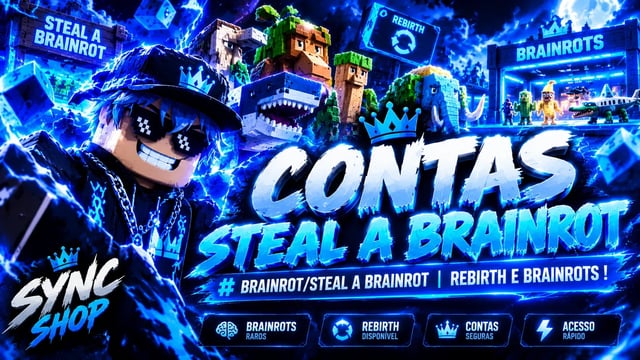 CONTAS ROUBE UM BRAINROT/STEAL A BRAINROT | REBIRTH
