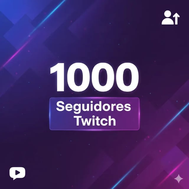 1000 Seguidores Twitch
