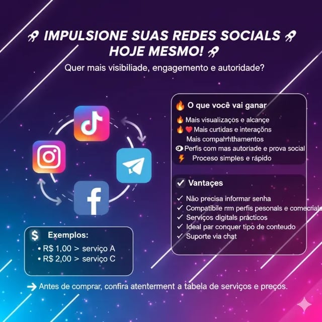 Impulsionamento de Redes Sociais