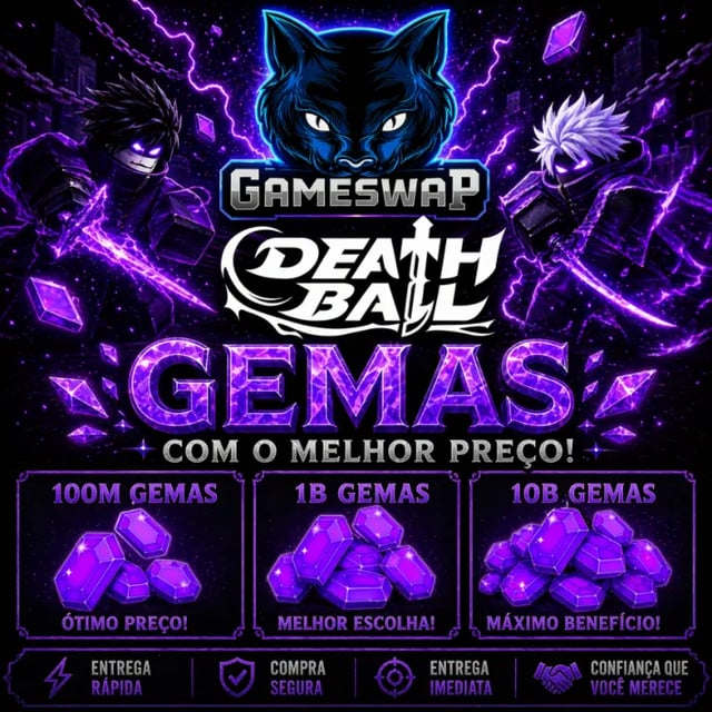 GEMAS - DEATH BALL - BOLA DA MORTE - ROBLOX