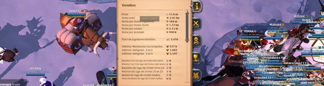 Vendo conta albion 2 bn de fama