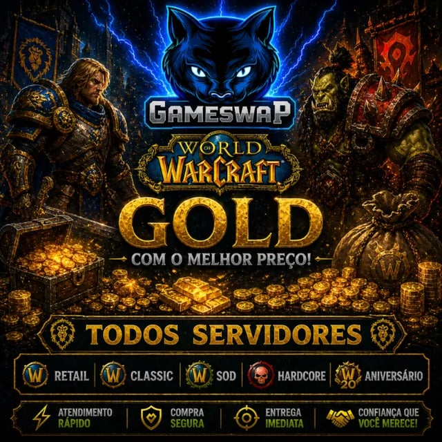 GOLD WORLD OF WARCRAFT TODOS SERVIDORES