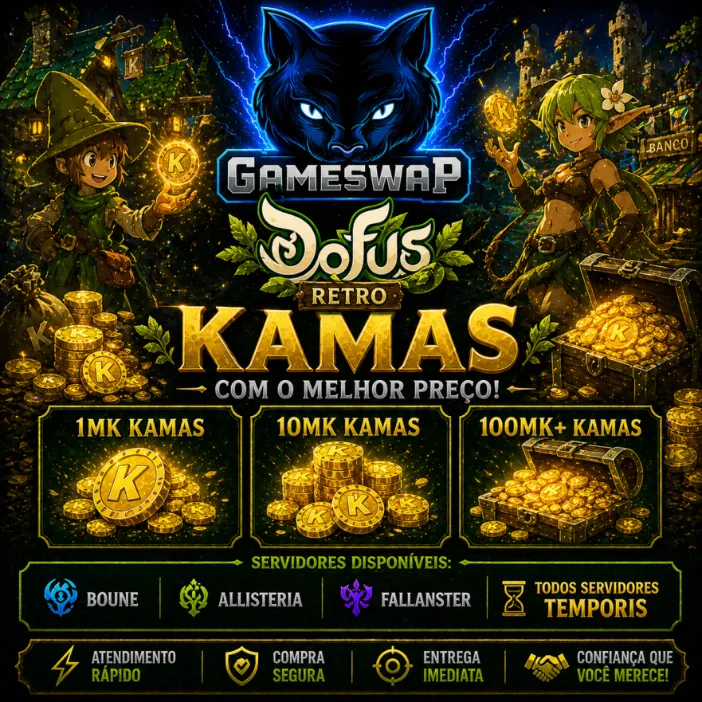 KAMAS DOFUS RETRO TEMPORIS TODOS SERVIDORES — imagem 1