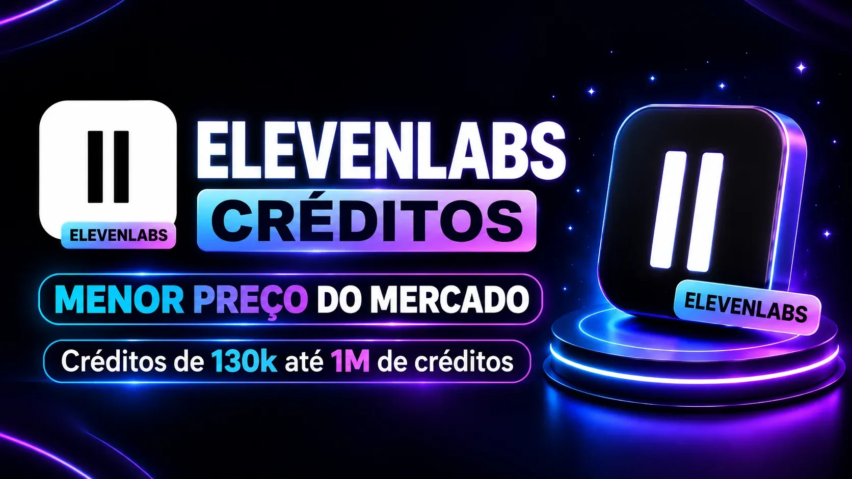 Elevenlabs - Créditos Direto na Sua Conta — imagem 1