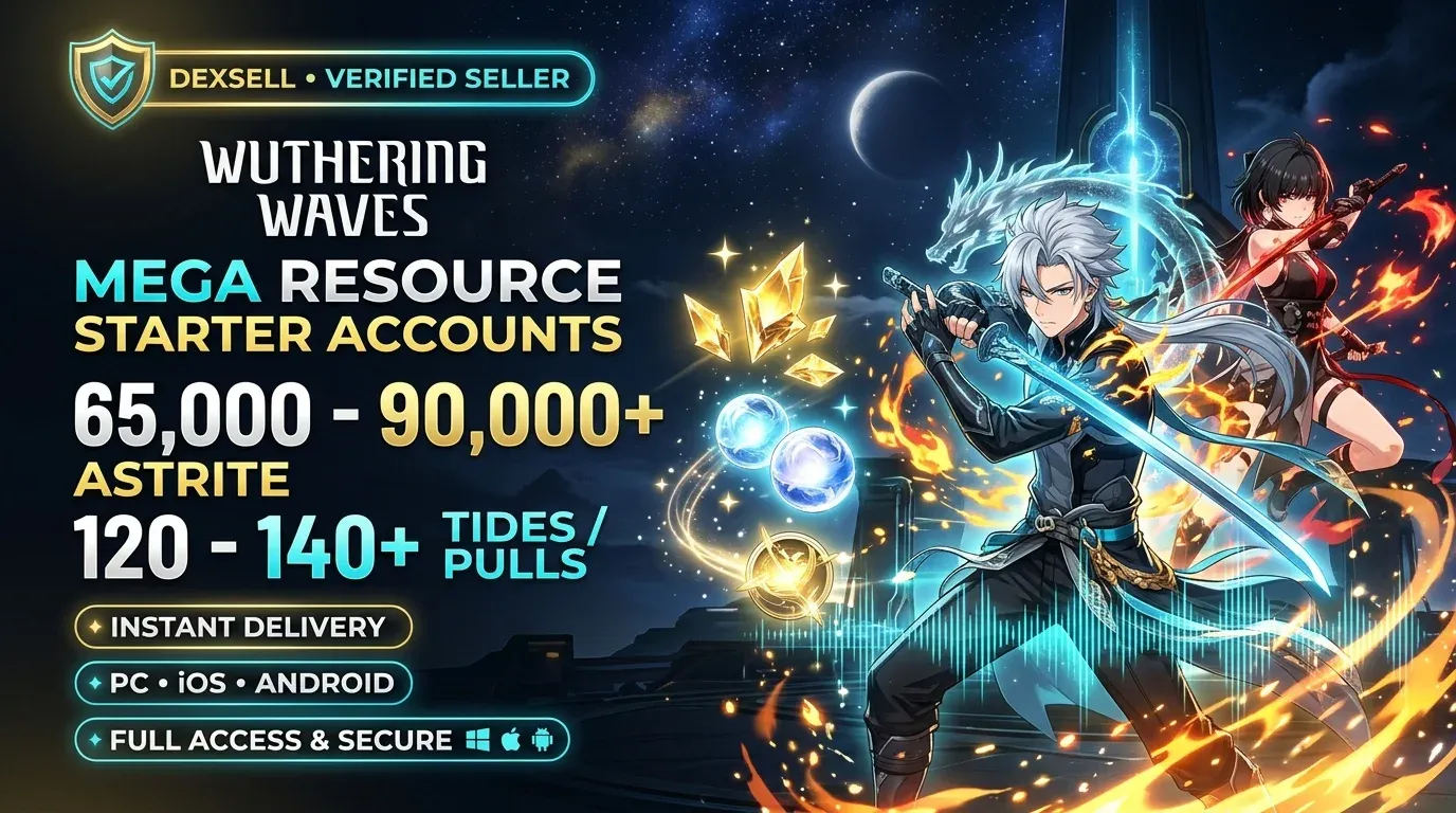 ✨Wuthering Waves + brinde✨ | 60-100k Astrite  — imagem 1